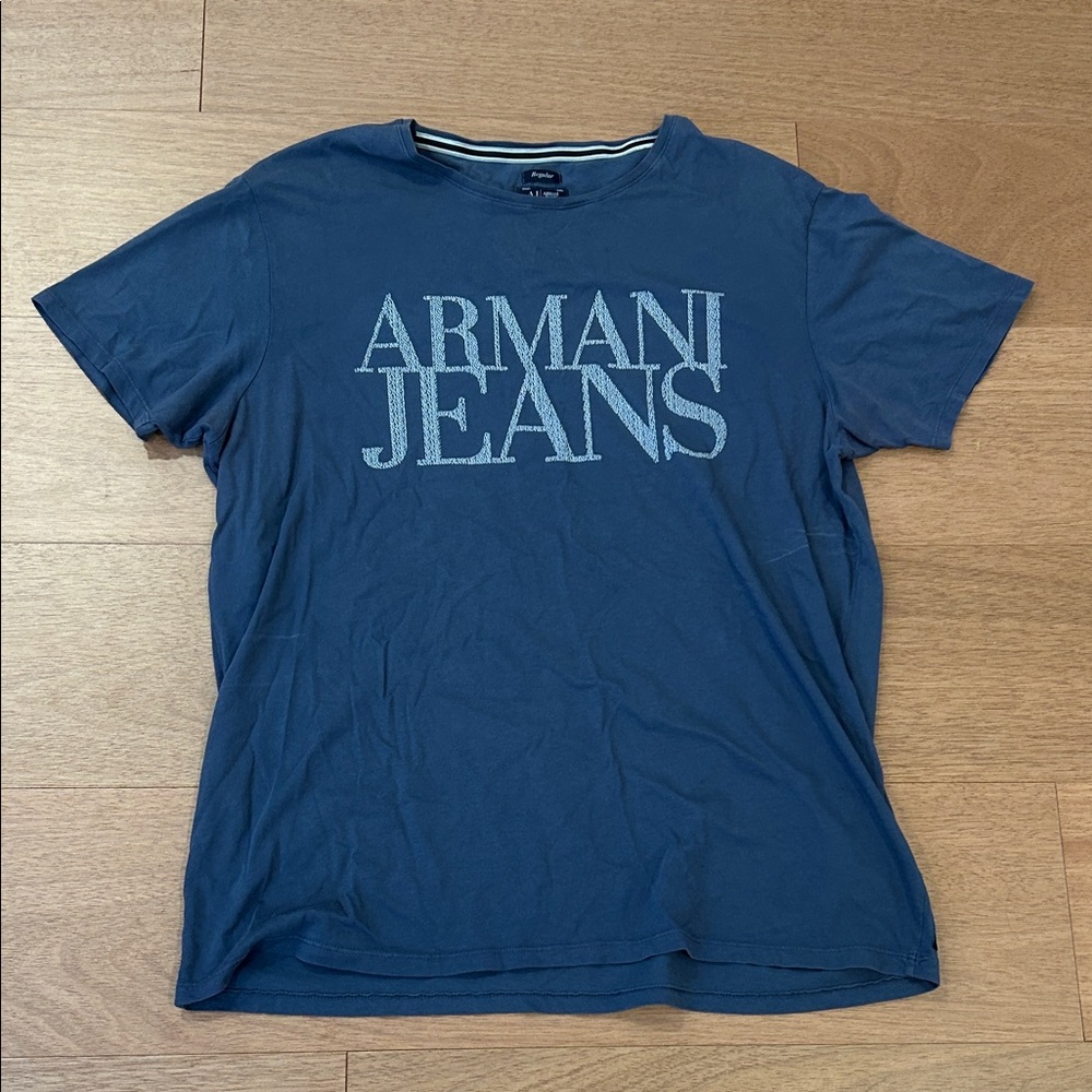 Armani Jeans Men's Navy Tee